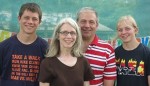 Dr. Jim and Kathy Radcliffe, with youngest children Josiah and Lydia. They have served in PNG since 1985.